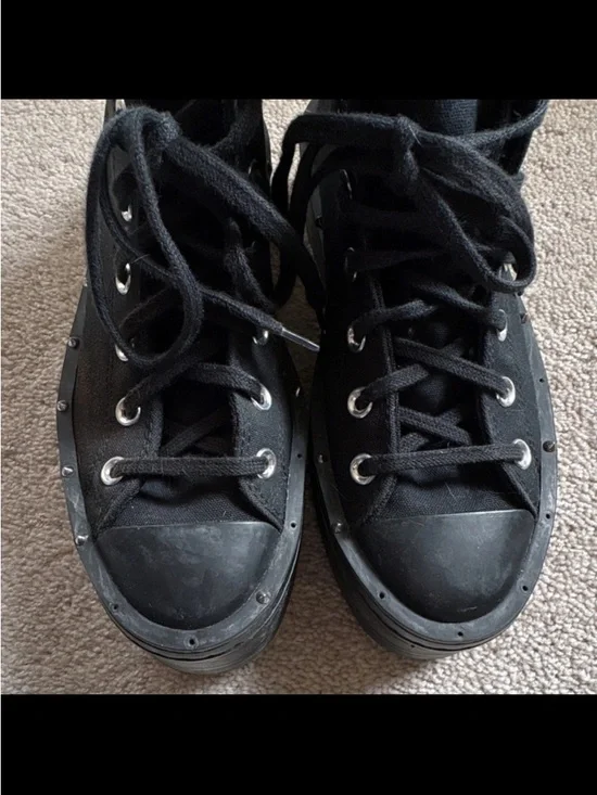 🖤SOLD🖤Converse | All Star Platform Studded Hi Tops - Picture 3 of 13